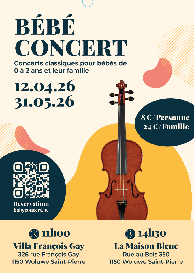Bébé concert avril mai 2026